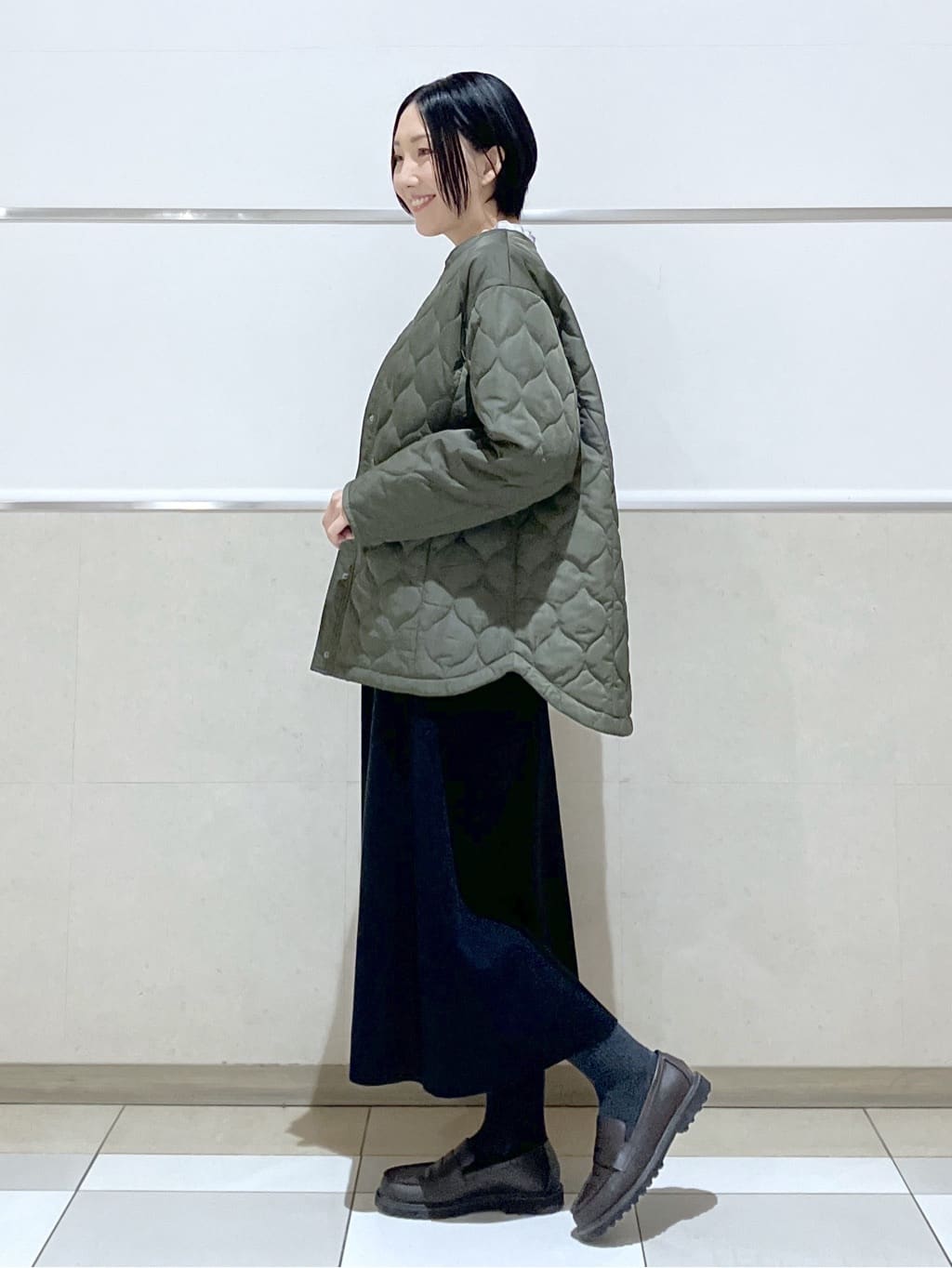 eriko さんの「Dessin｜【洗える】オーガンジーフリルニット」を使ったコーディネート