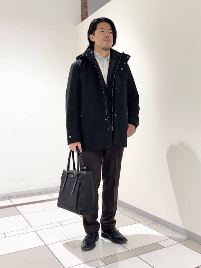 及川さんの「TAKEO KIKUCHI｜【3WAY】ドビー ダウンライナー付ブルゾン」を使ったコーディネート