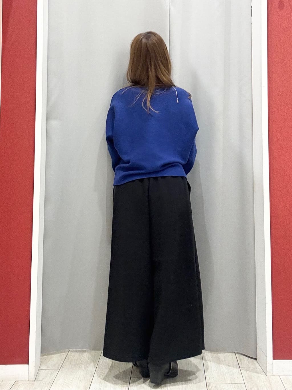 shioさんの「SHOO･LA･RUE｜【洗濯機可】美脚見え あったか圧縮ニット ガウチョパンツ」を使ったコーディネート