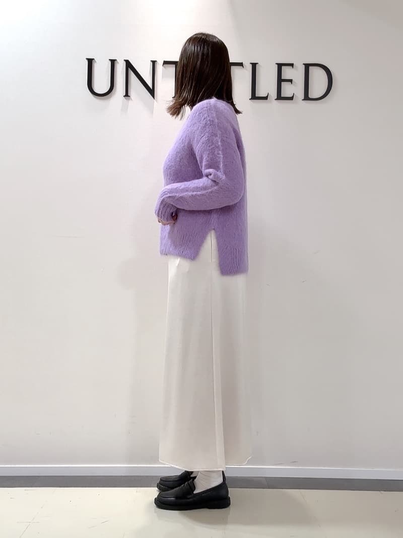 YUIさんの「UNTITLED｜【ゆったり】アルパカ混シャギーニット」を使ったコーディネート