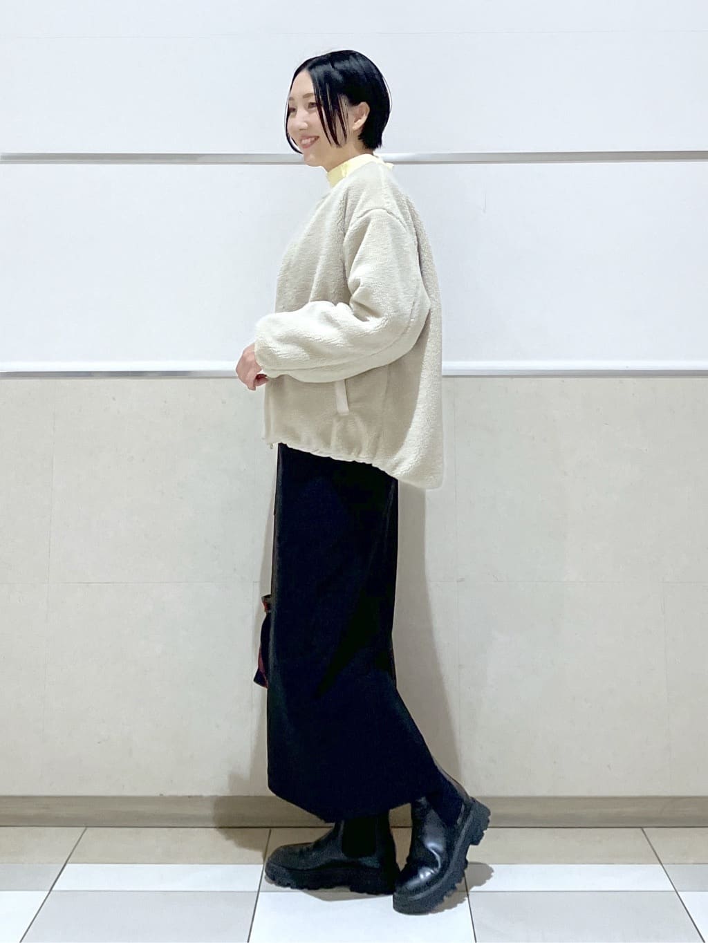 eriko さんの「Dessin｜【2WAY】リバーシブルタフタボアアウター」を使ったコーディネート