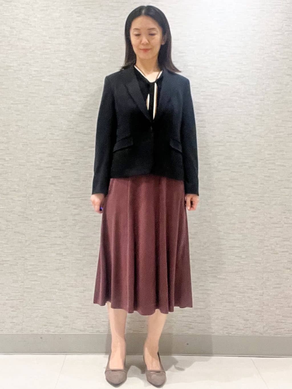 marikoさんの「Reflect｜【SS-4Lサイズ】匠ジャケット／ベーシックテーラード／WEB先行カラーあり」を使ったコーディネート