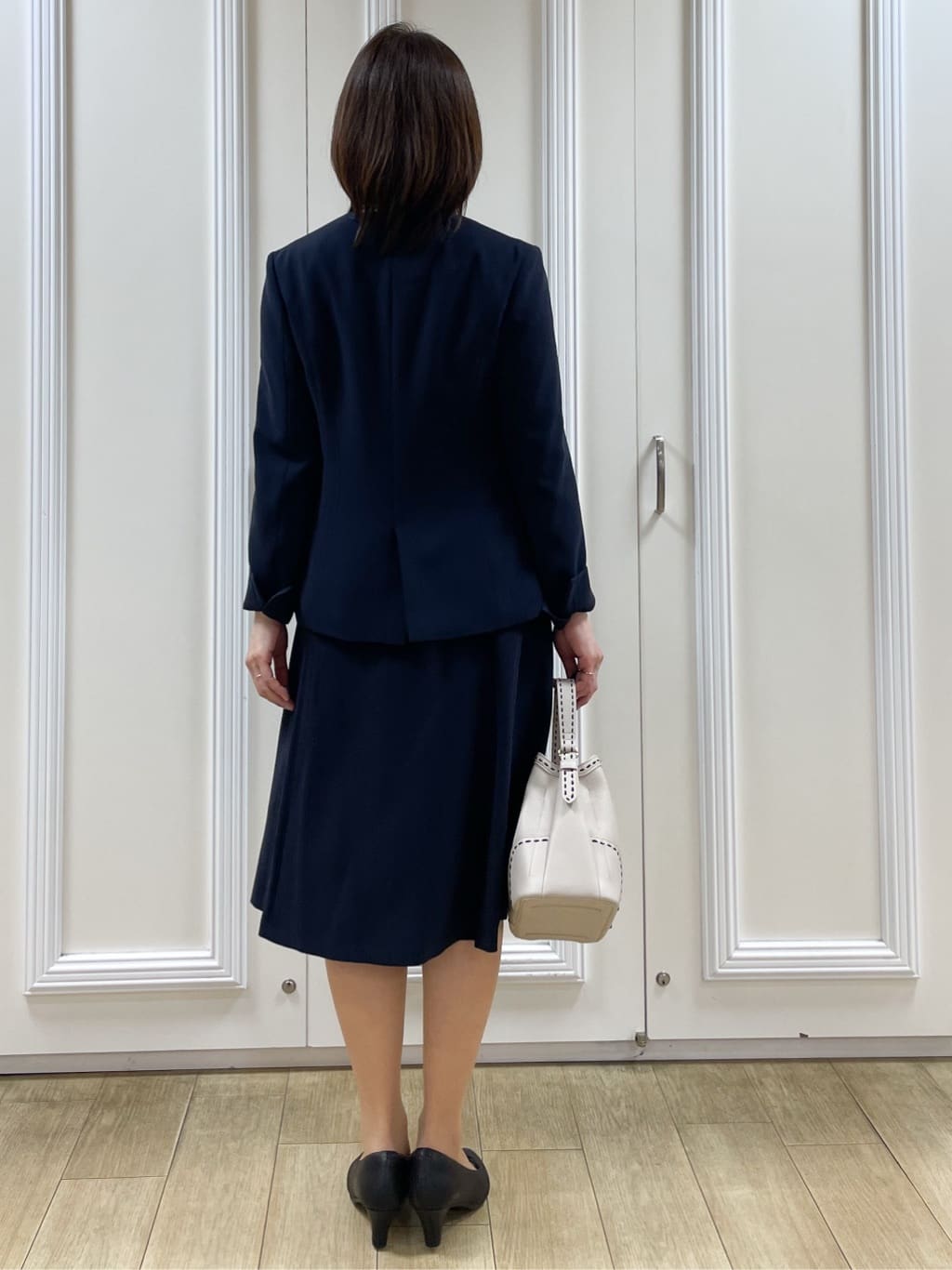 めいさんの「Reflect｜【SS-4Lサイズ】ピンタック&times;スカラレースブラウス」を使ったコーディネート