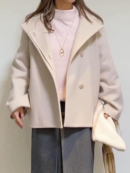 tomoさんの「UNTITLED｜【洗える】スポンディッシュ ボトルネックニット」を使ったコーディネート