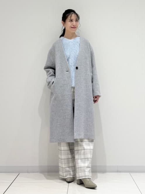 kayoさんの「INDIVI｜【洗える】エアリーシャギートップス」を使ったコーディネート