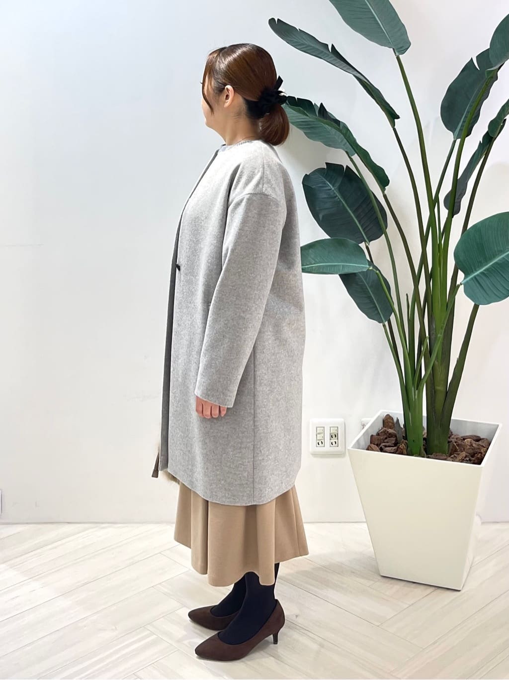Tomoさんの「UNTITLED｜【セットアップ可/ゆったり】ウール混ラメニット」を使ったコーディネート