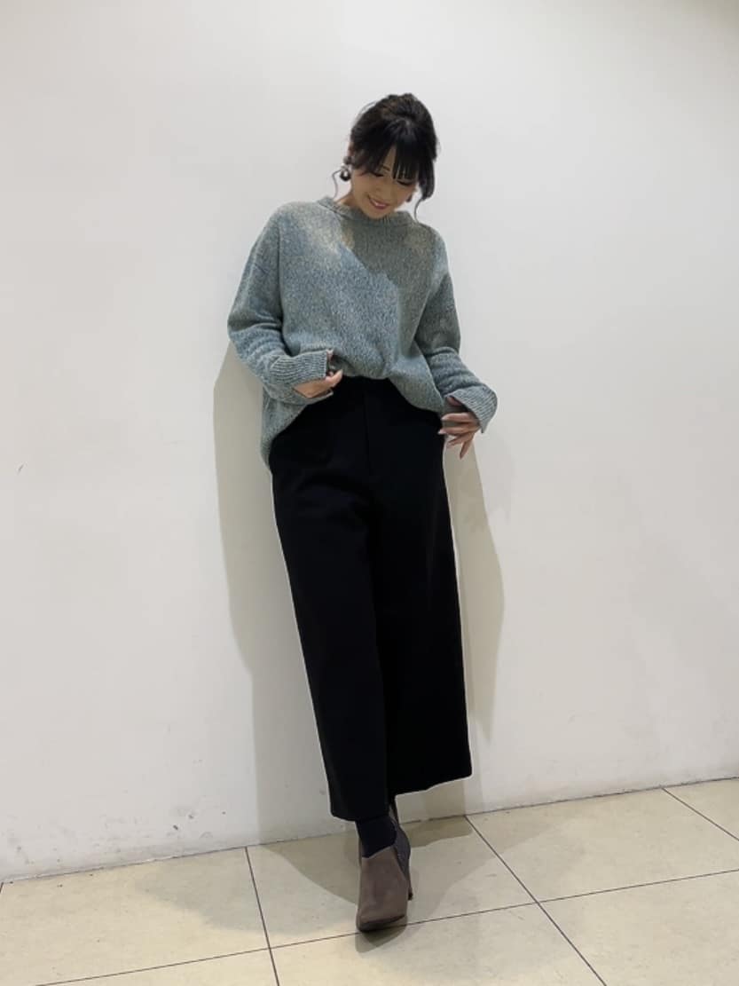 watanabeさんの「UNTITLED｜【ゆったり】三つ杢カラーニット」を使ったコーディネート