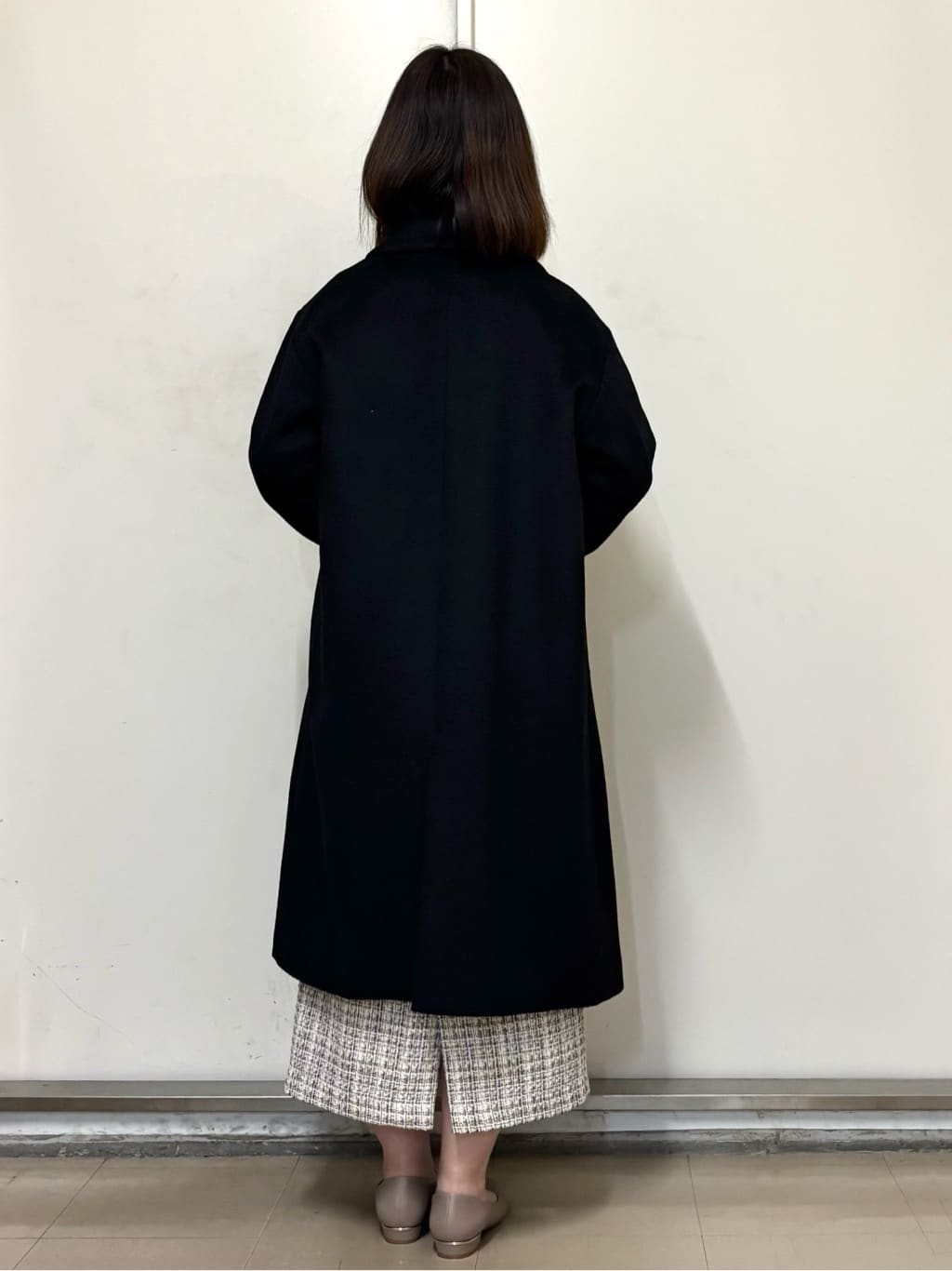 やまさんの「OPAQUE.CLIP｜カシミヤブレンドウールチェスターコート」を使ったコーディネート
