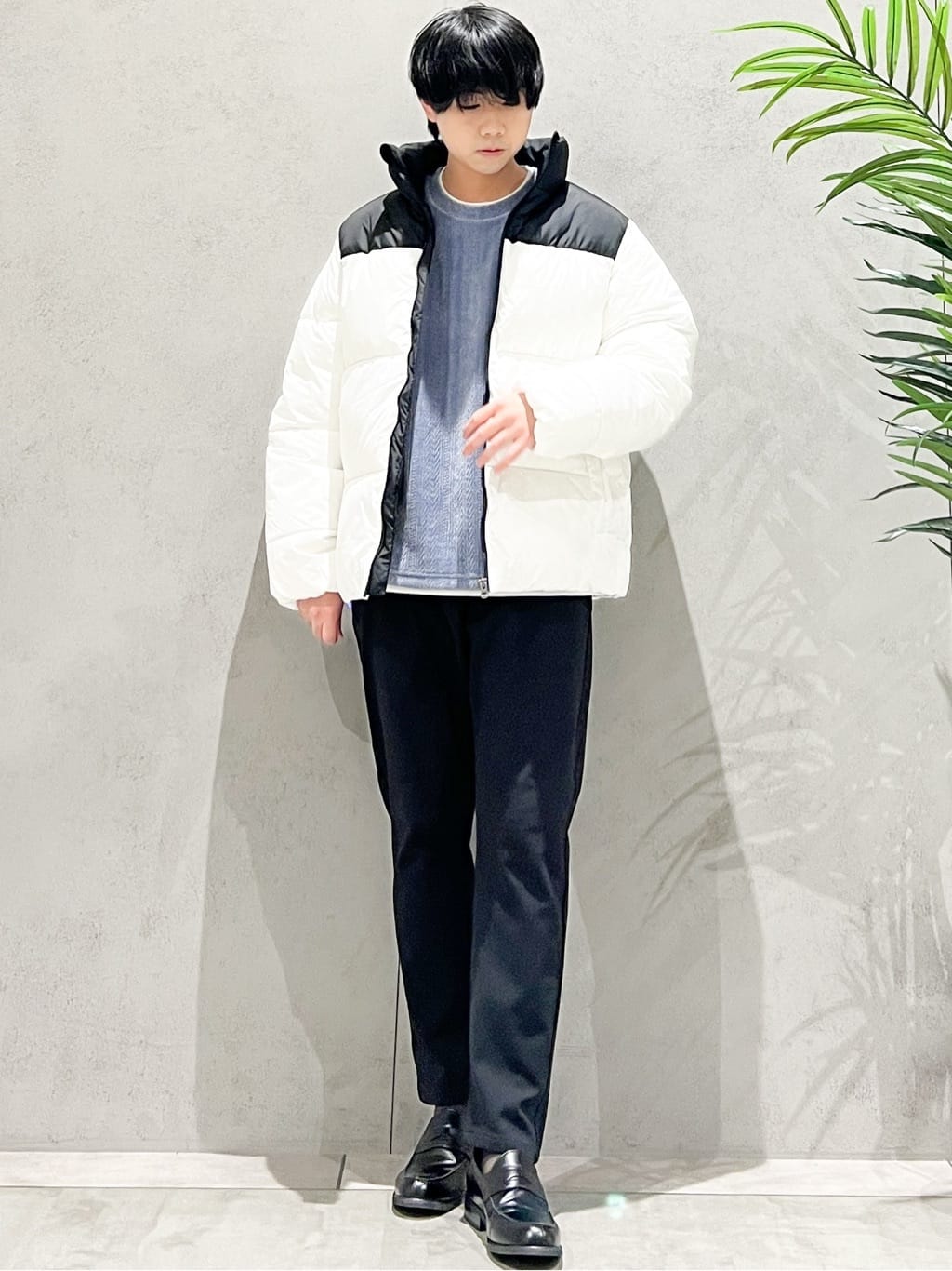 SHI-MAさんの「THE SHOP TK｜【撥水/洗濯機可】寒い季節でも快適 中綿スタンドブルゾン」を使ったコーディネート