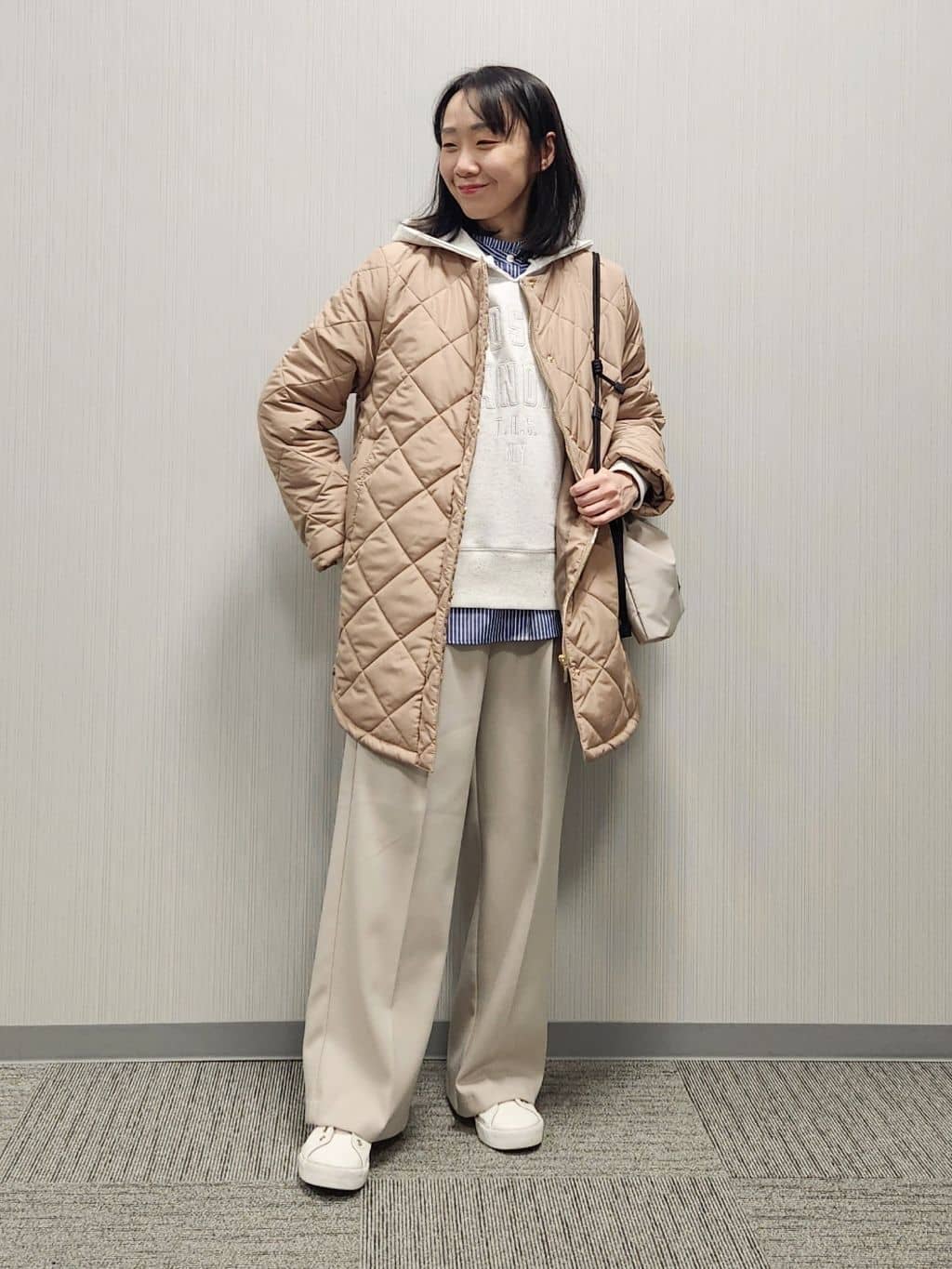 naraさんの「Dessin｜【2WAY/洗える】中綿キルトコート」を使ったコーディネート