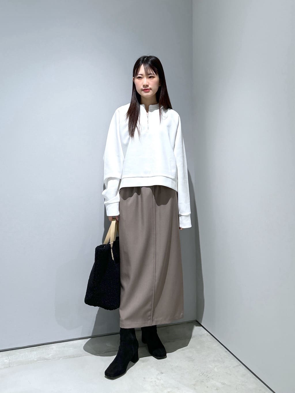 Renoさんの「INDIVI｜ボアトート」を使ったコーディネート