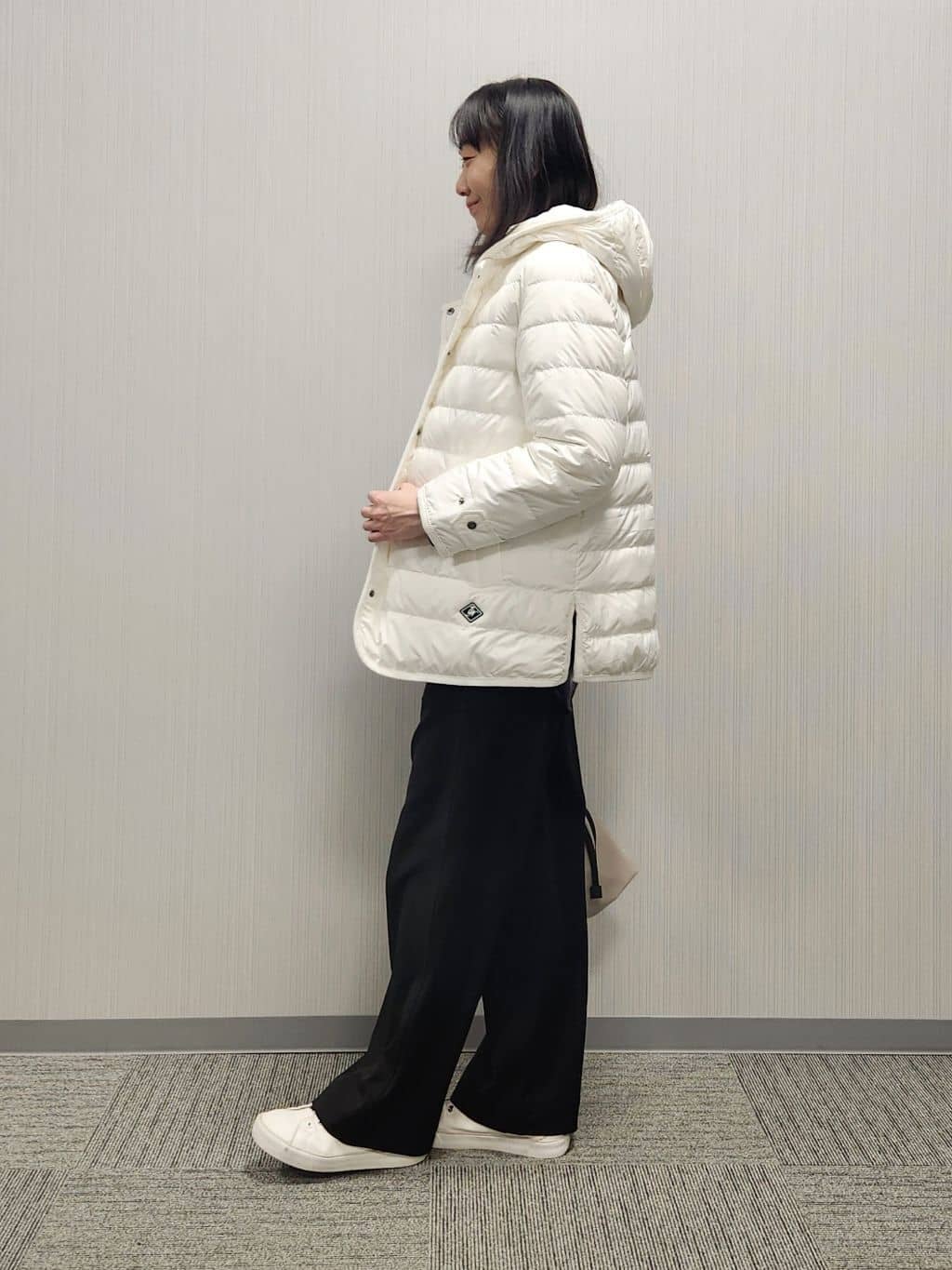 naraさんの「Dessin｜【撥水・2WAY】ミュラーダウンコートミドル丈」を使ったコーディネート