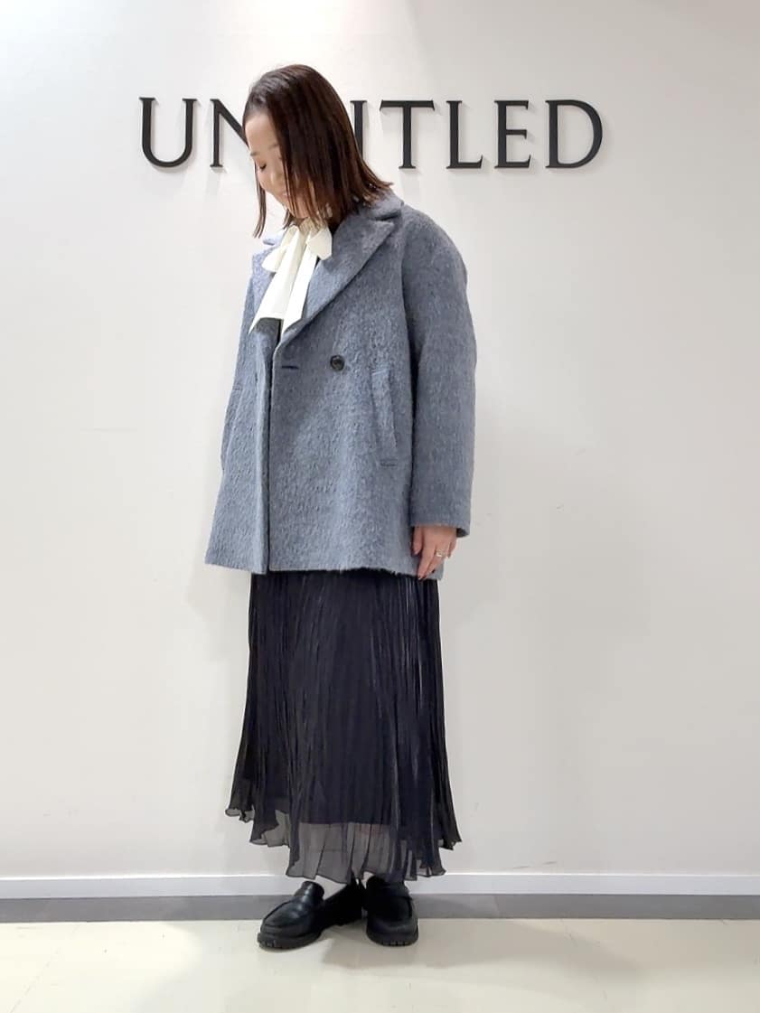 YUIさんの「UNTITLED｜【エレガントジャケット/アウター】イタリアンシャギーPコート」を使ったコーディネート
