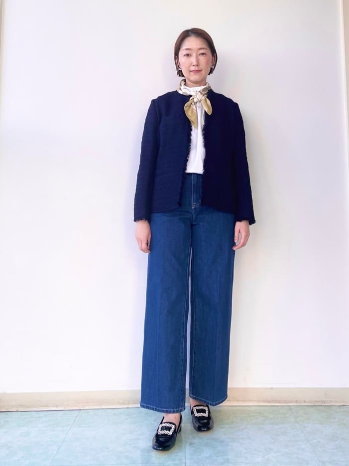aliceさんの「UNTITLED｜【仕事着/スーツ】ファンシーツイード ジャケット」を使ったコーディネート