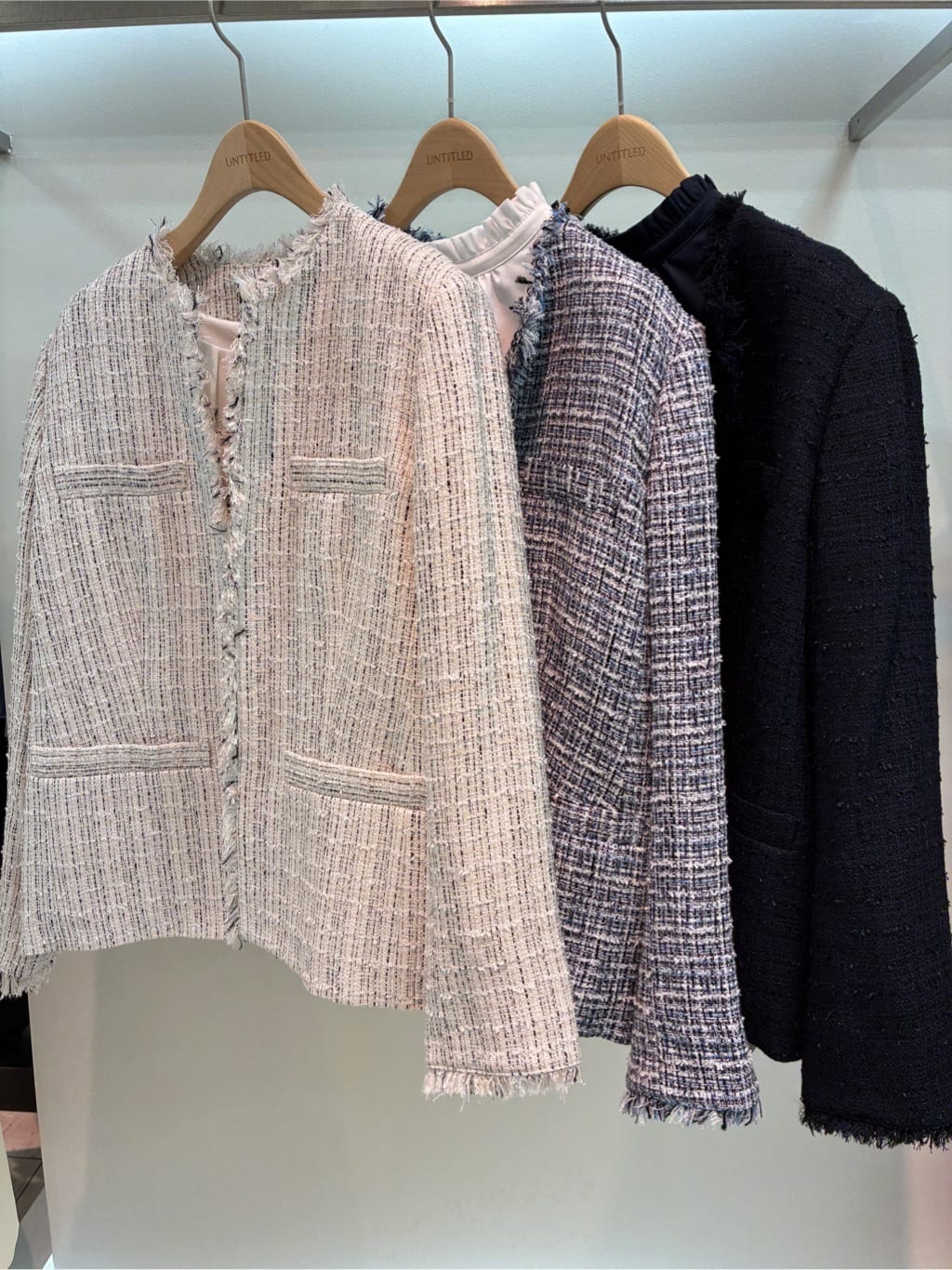 環さんの「UNTITLED｜【仕事着/スーツ】ファンシーツイード ジャケット」を使ったコーディネート
