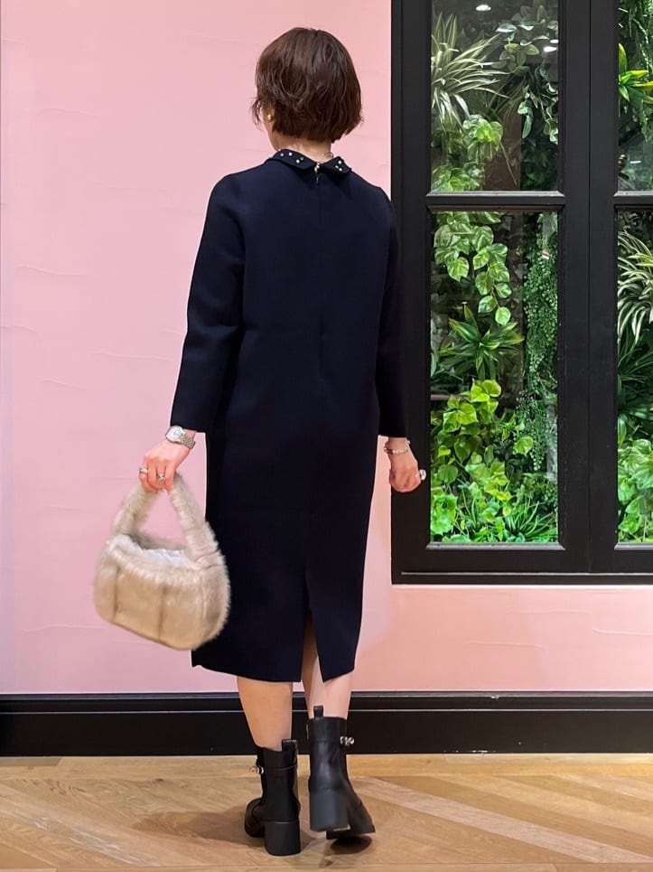 ogataさんの「DRESSTERIOR｜◆コンパクトフェイクファーバッグ」を使ったコーディネート