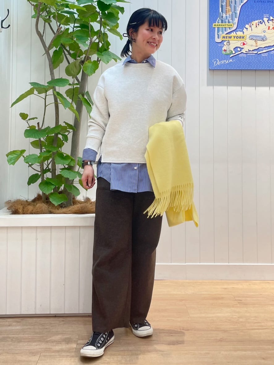 mikaさんの「Dessin｜【撥水・2WAY】ミュラーダウンコートミドル丈」を使ったコーディネート