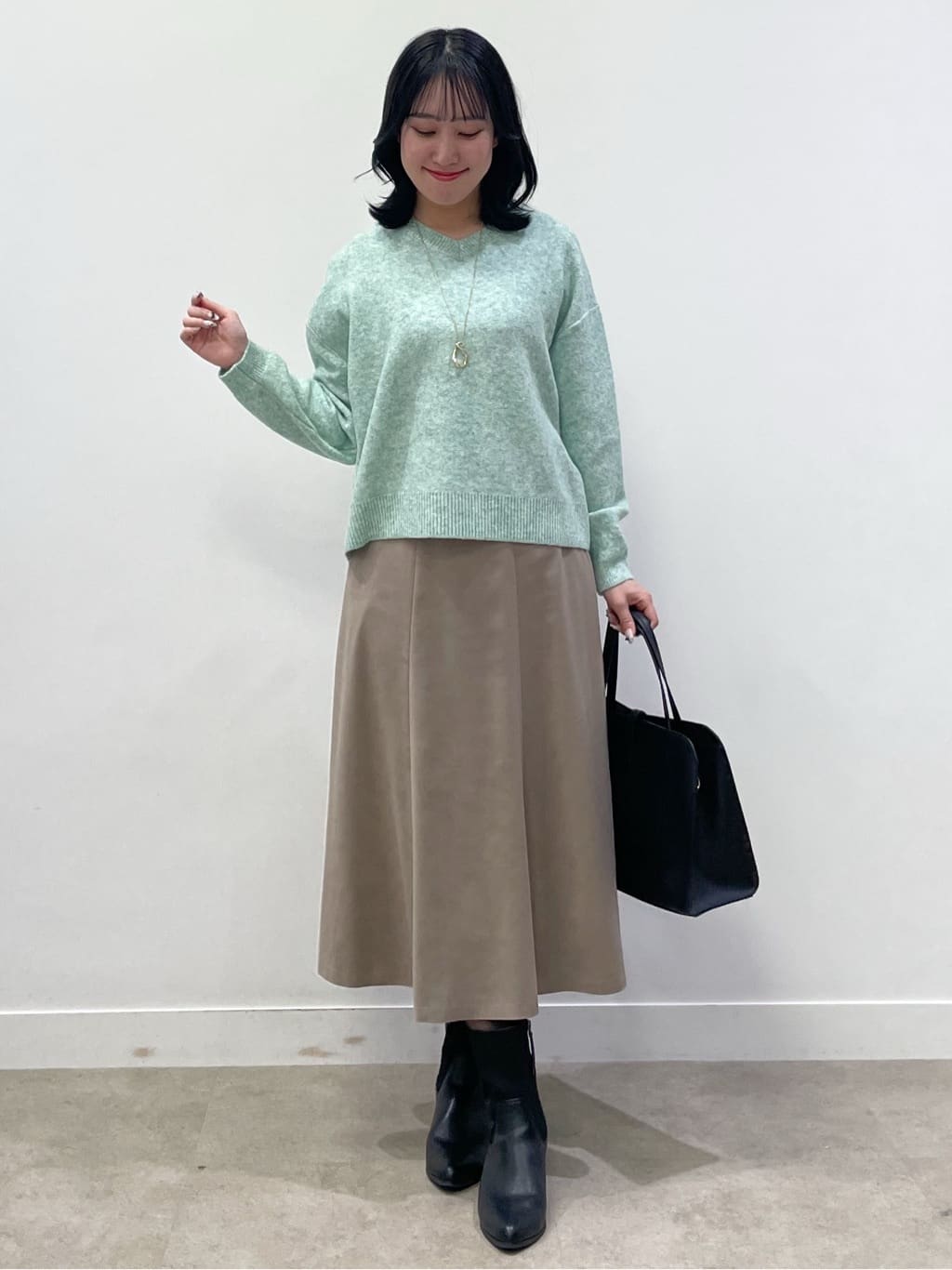 yukariさんの「Reflect｜【SS-4Lサイズ／ウエスト調整可】フーデッドロングダウンコート」を使ったコーディネート