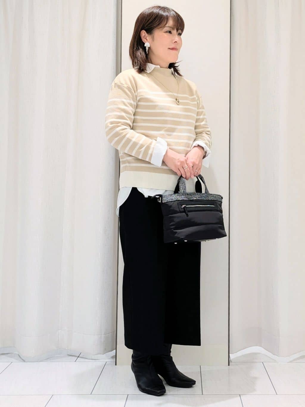 Onumaさんの「UNTITLED｜【ミディ丈/軽やか】セミラグランリバー コート」を使ったコーディネート