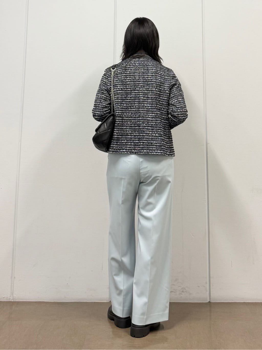 mizukiさんの「INDIVI｜【セレモニー／洗える】ミックスツイードライトジャケット」を使ったコーディネート