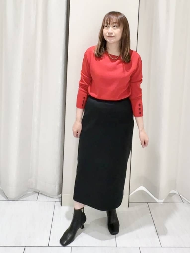 ʏᴜᴋɪᴋᴏさんの「UNTITLED｜【アンサンブル可/洗える】ウールミラノリブニット」を使ったコーディネート