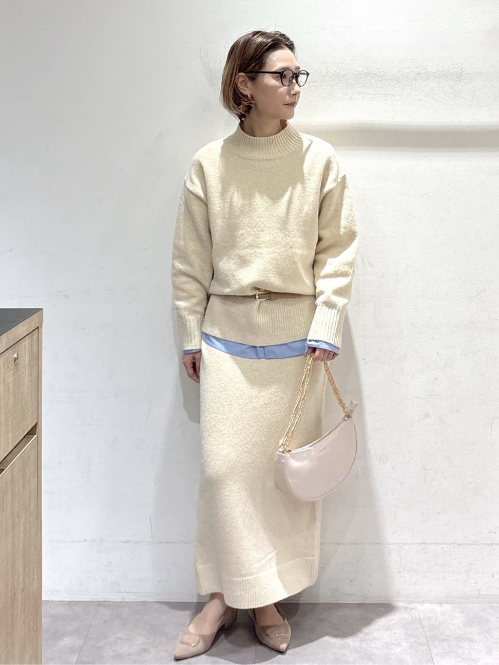 たけねぇさんの「OPAQUE.CLIP｜カシミヤブレンドウールチェスターコート」を使ったコーディネート