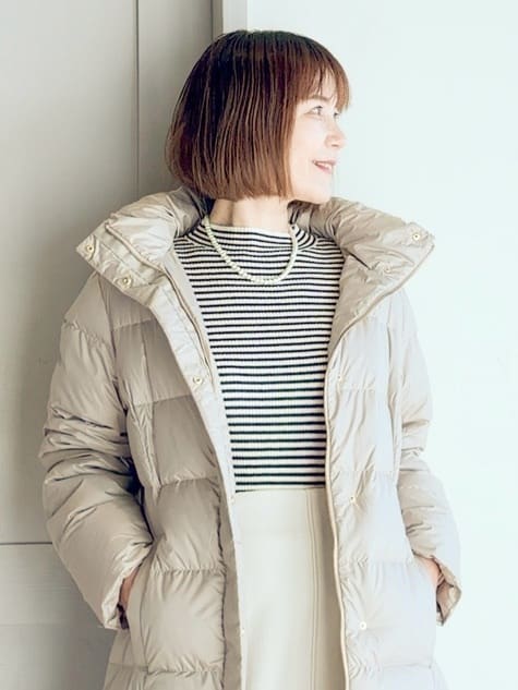 yamakoさんの「grove｜起毛ジャカードナロースカート」を使ったコーディネート