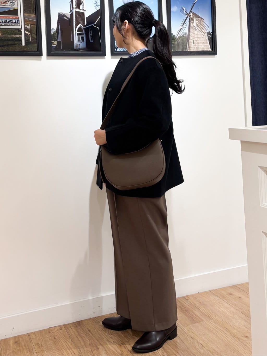 Ririkaさんの「Dessin｜ウールカシミヤカーディガン」を使ったコーディネート