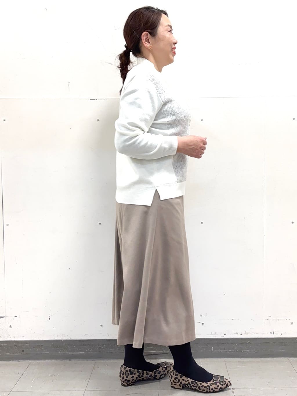 keiさんの「Reflect｜アーガイル柄ハイネックニット」を使ったコーディネート