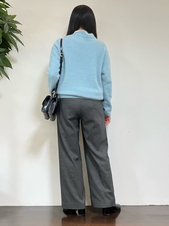カレンさんの「UNTITLED｜【エレガント／ミディアウター】ミックスヘリンボンコート」を使ったコーディネート