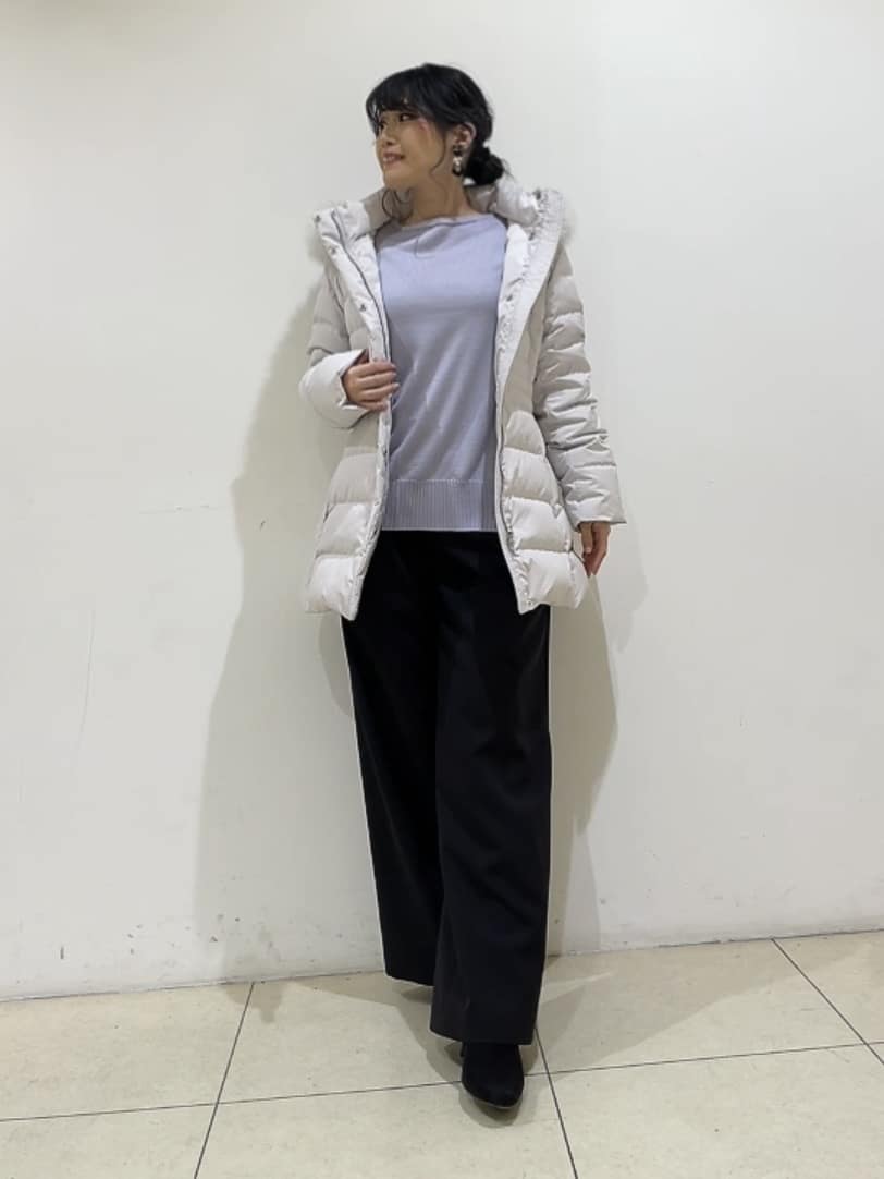 watanabeさんの「UNTITLED｜【はっ水機能/フード取り外し可】ミディダウンコート」を使ったコーディネート