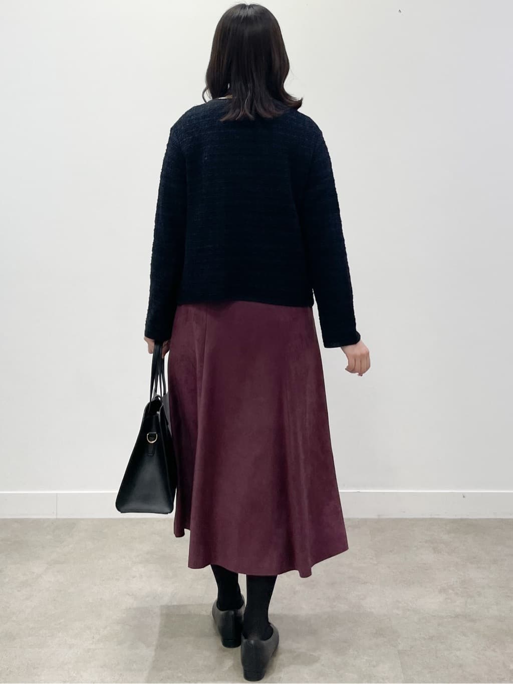 yukariさんの「Reflect｜【選べる8色／スカートにもパンツにも◎】ウール混ボートネックニット」を使ったコーディネート