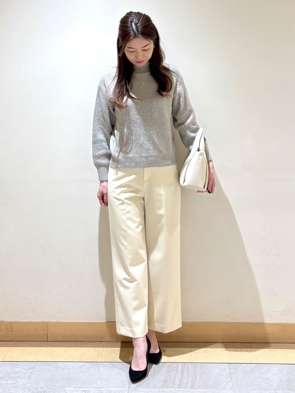 sakiさんの「COUP DE CHANCE｜【手洗い可】ストレートワイドパンツ」を使ったコーディネート