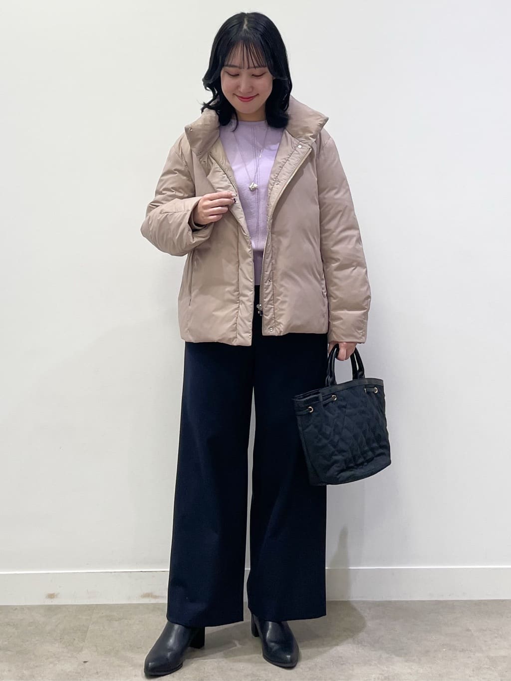 yukariさんの「Reflect｜【すっきりシルエット】ショート丈ダウンコート」を使ったコーディネート