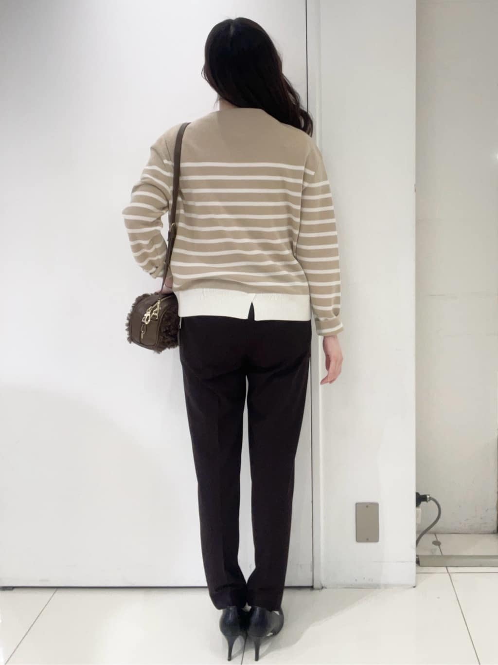 moeさんの「UNTITLED｜【洗える】モックネックミラノリブニット」を使ったコーディネート
