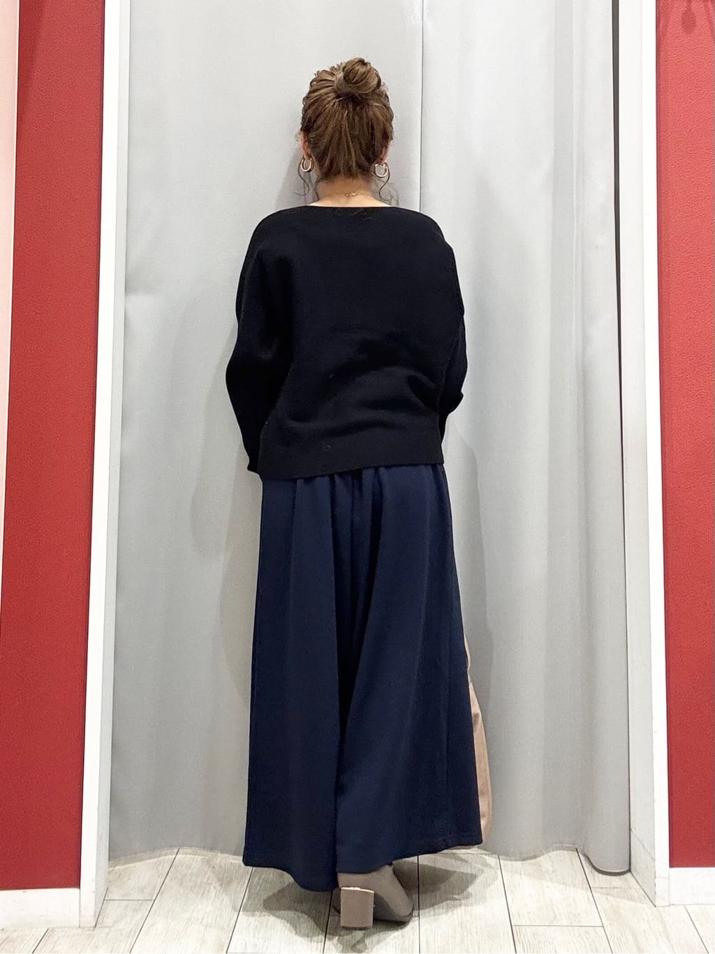 shioさんの「SHOO･LA･RUE｜【洗濯機可/S-LL】体型カバーにも ガウチョパンツ」を使ったコーディネート