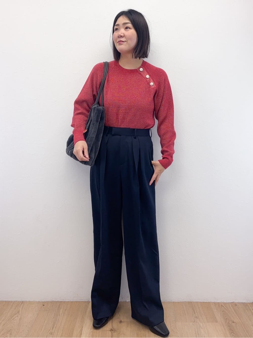 Takeさんの「OPAQUE.CLIP｜カシミヤブレンドウールミドルピーコート」を使ったコーディネート
