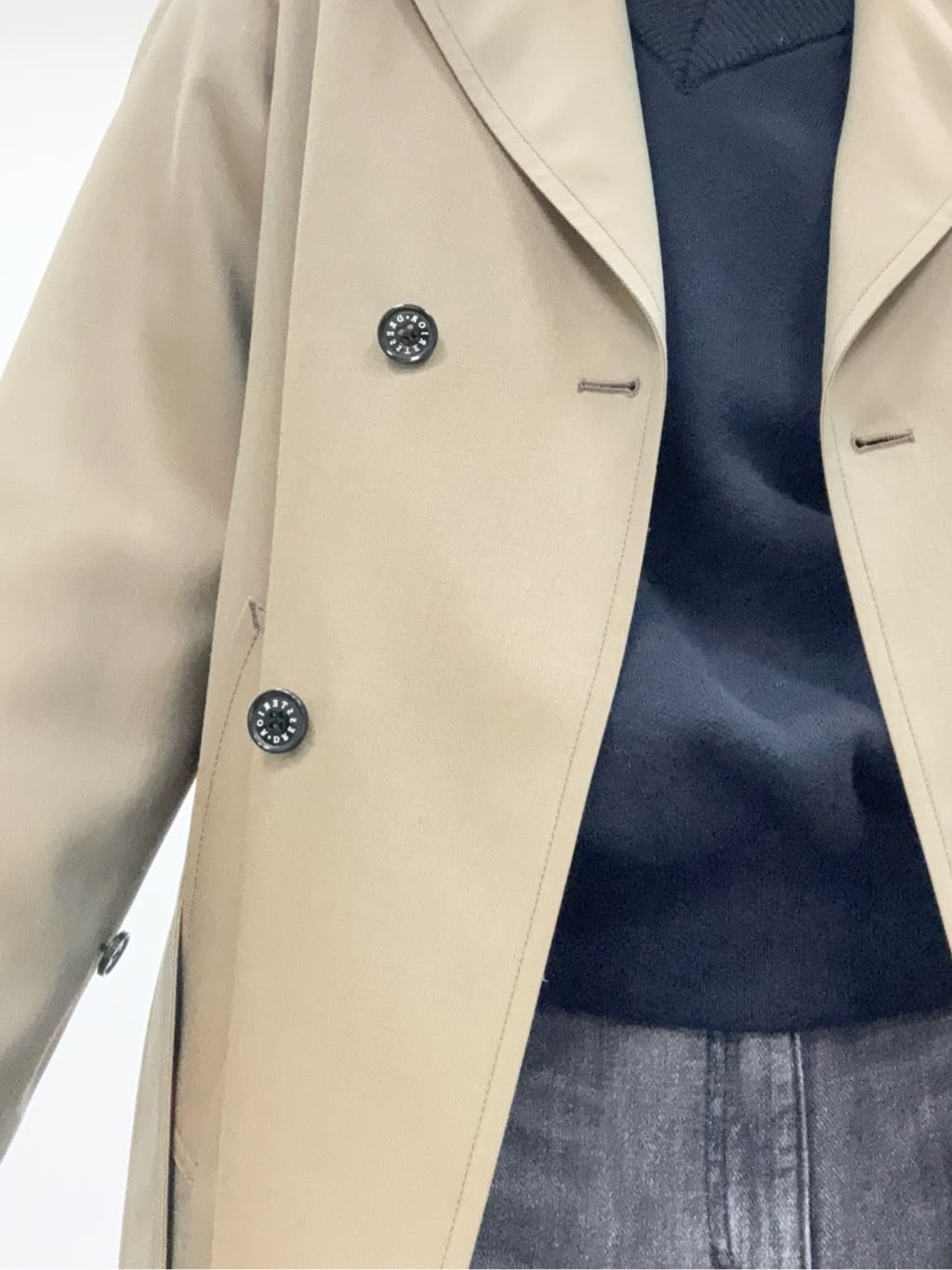 BUNさんの「DRESSTERIOR｜ヴィンテージ加工ワイドデニムパンツ」を使ったコーディネート