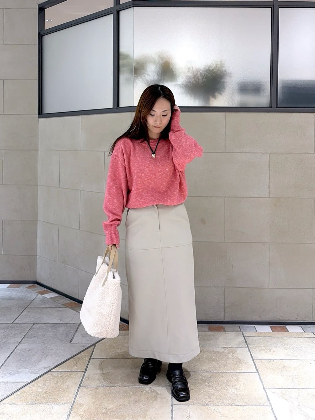よねさんの「INDIVI｜ボアトート」を使ったコーディネート