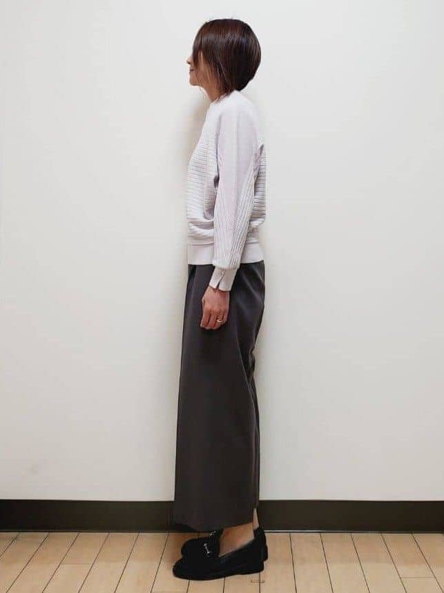 yuuさんの「Reflect｜【秋映え／ゆったり着られる◎】ドルマンシルエットニット」を使ったコーディネート