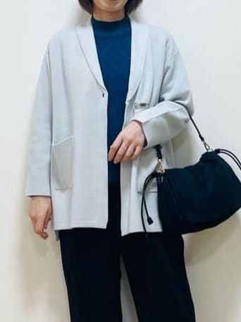 Riiさんの「Reflect｜アーガイル柄ハイネックニット」を使ったコーディネート