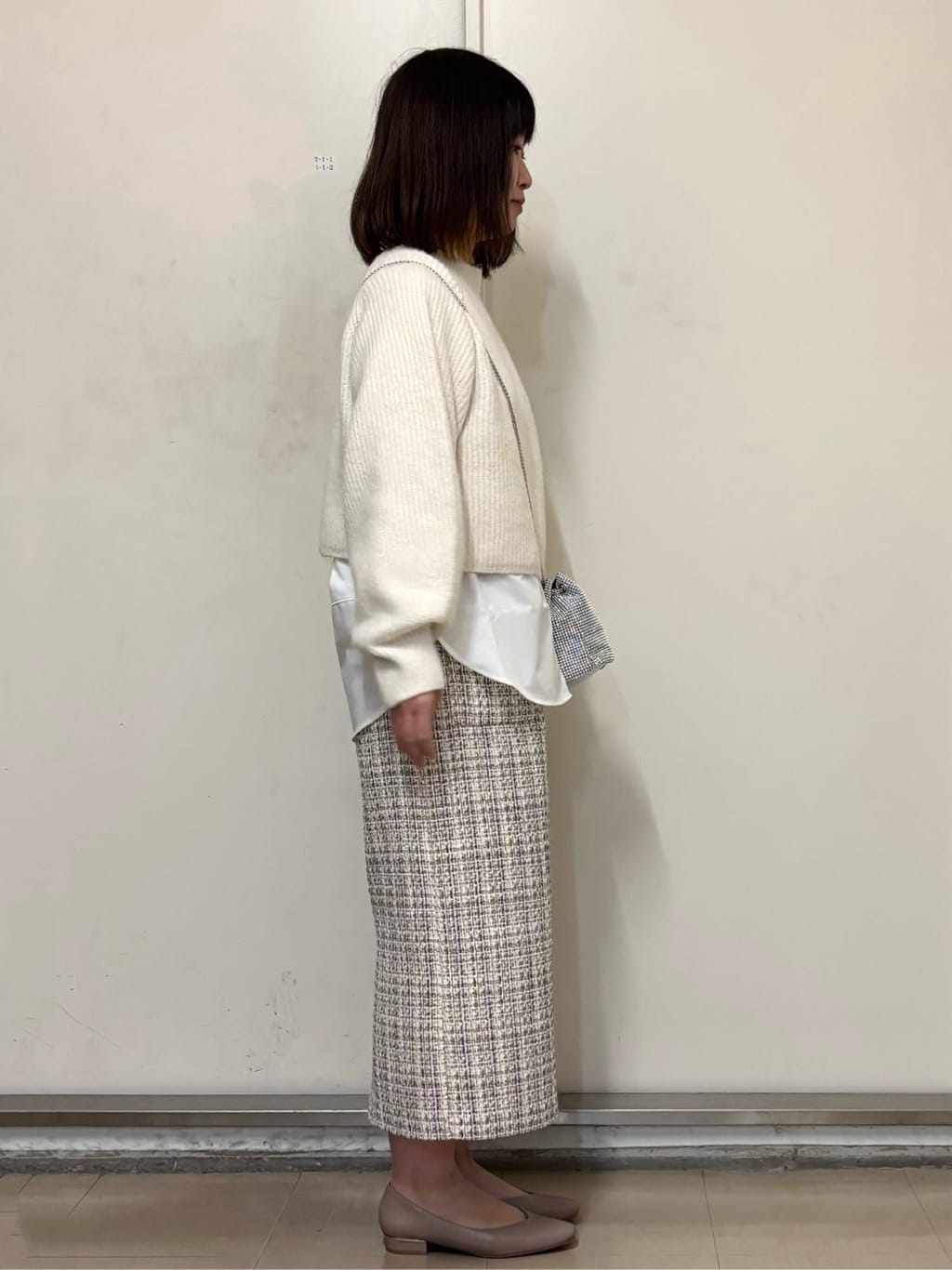 やまさんの「OPAQUE.CLIP｜【生活防水／抗菌防臭加工】Vフラットパンプス」を使ったコーディネート