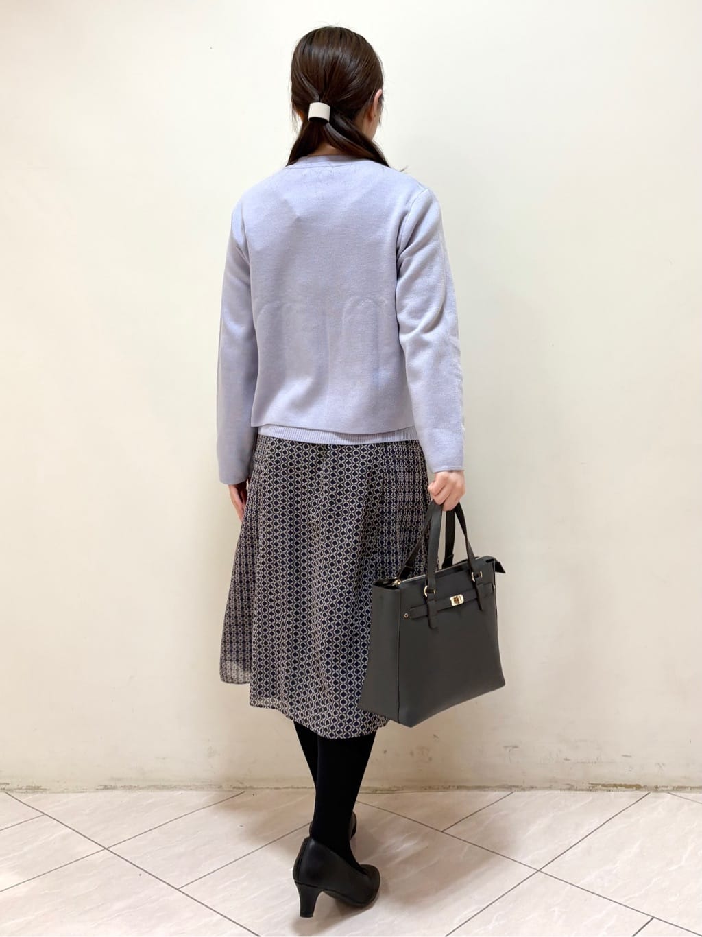 mikiさんの「Reflect｜【選べる5色／アンサンブル可】プチハイネックリブニット」を使ったコーディネート