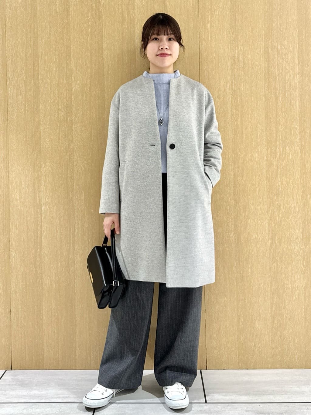 nanaさんの「UNTITLED｜【洗える】スポンディッシュ ボトルネックニット」を使ったコーディネート