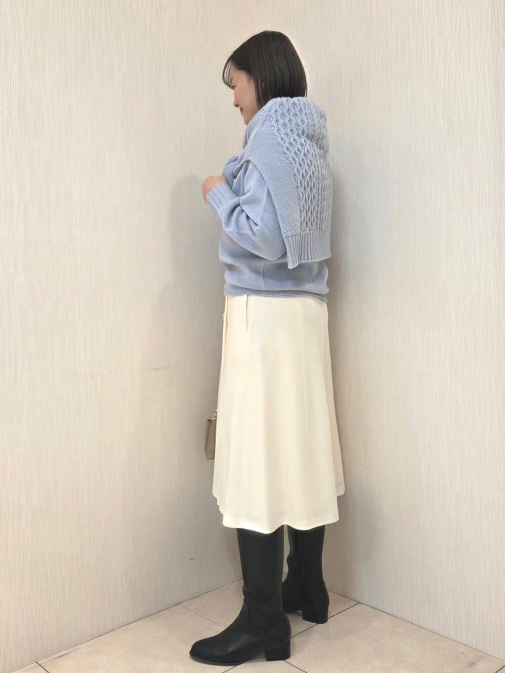 naokoさんの「UNTITLED｜【はっ水機能/フード取り外し可/防寒】ロングダウンコート」を使ったコーディネート