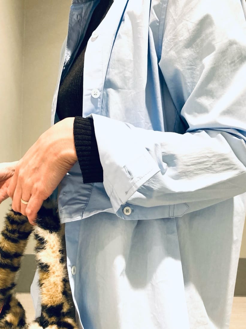 Furuさんの「DRESSTERIOR｜シルクブレンドメリノウールリブプルオーバー」を使ったコーディネート