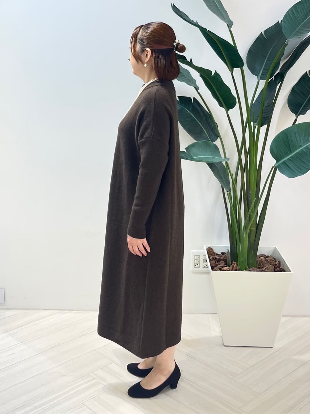 Tomoさんの「UNTITLED｜【軽量／ウール混】ライトフォルム ロングコート」を使ったコーディネート