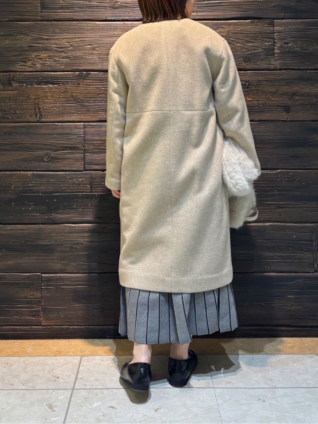 sakuさんの「INDIVI｜【洗える／SETUP可能】ジャカードボートネックニット」を使ったコーディネート