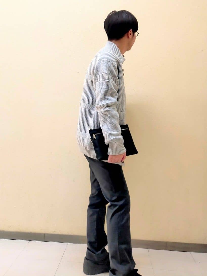 nerさんの「TAKEO KIKUCHI｜【全7サイズ&times;8色展開！】トップマルチヘリンボン パンツ」を使ったコーディネート