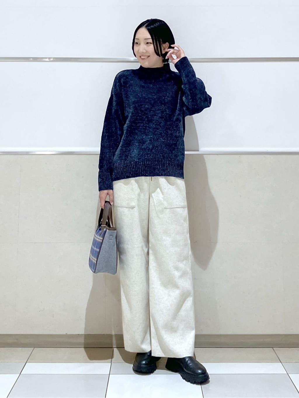 eriko さんの「Dessin｜【撥水・2WAY】ミュラーダウンコートミドル丈」を使ったコーディネート